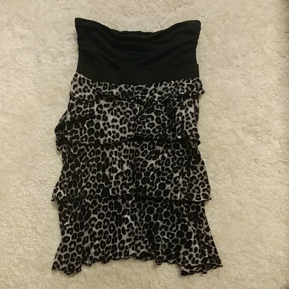 Express strapless dress